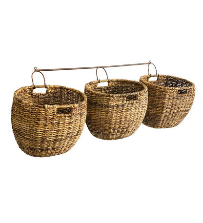 VivaTerra Javanese Woven Storage Baskets