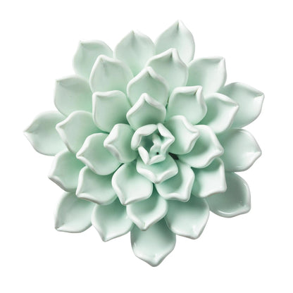 VivaTerra Ceramic Wall Flowers Holiday Collection, Set of 5