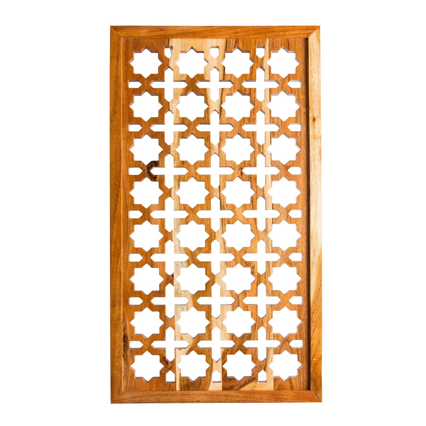 VivaTerra Acacia Wood Laser Cutout Wall Panel