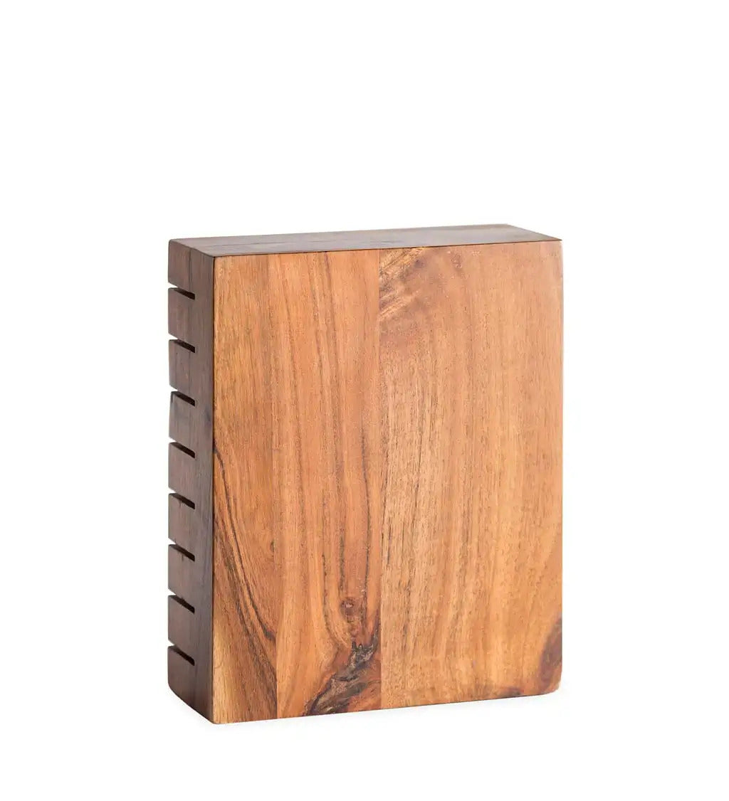 VivaTerra Acacia Wood Horizontal Knife Blocks