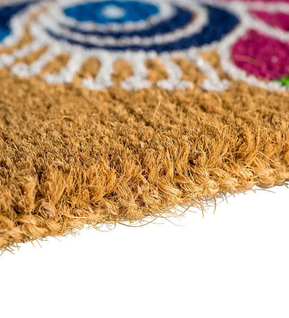 VivaTerra Rangoli Coir Door Mat