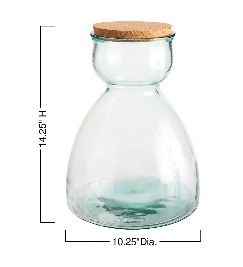 VivaTerra Recycled Glass Terrarium Kits, Tall