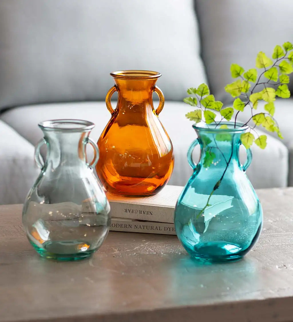 VivaTerra Recycled Glass Pitcher Vase