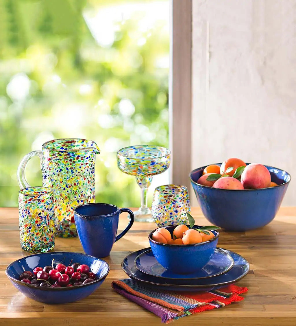 VivaTerra Confetti Recycled Glassware Collection