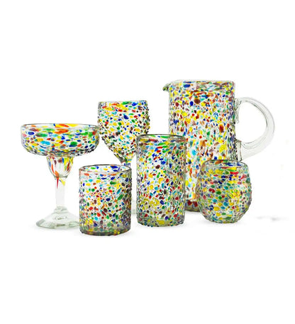 VivaTerra Confetti Recycled Glassware Collection