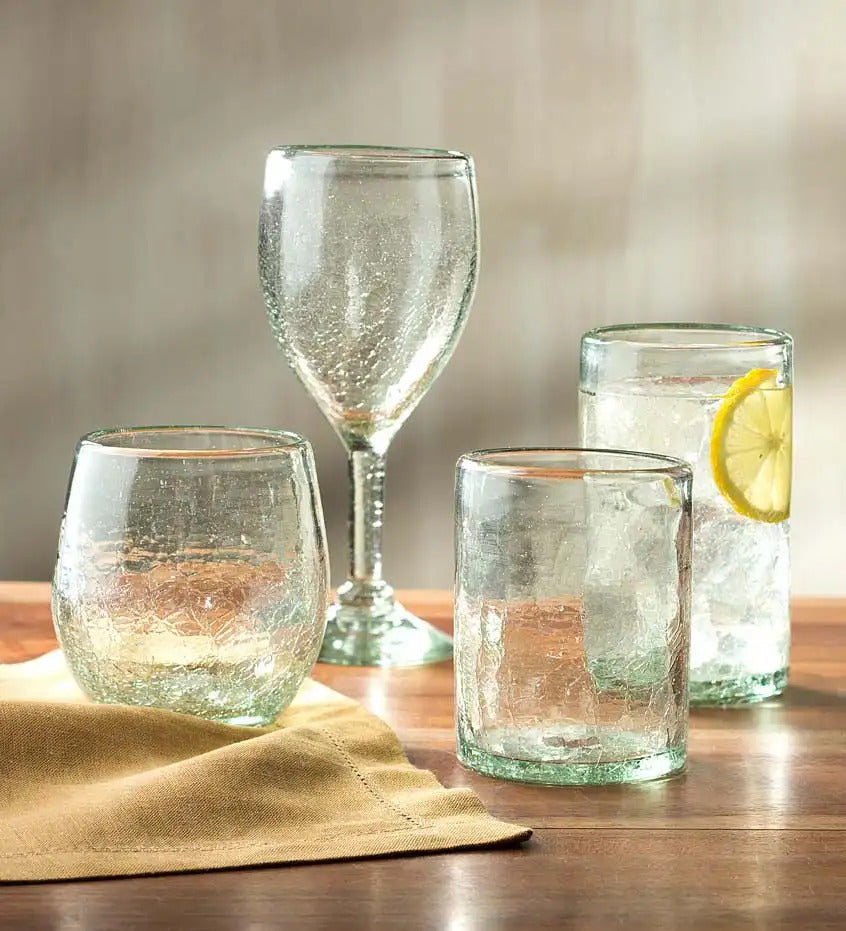 VivaTerra Maya Recycled Glassware Collection