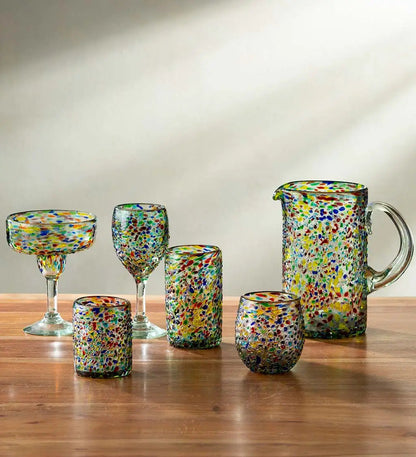 VivaTerra Confetti Recycled Glassware Collection