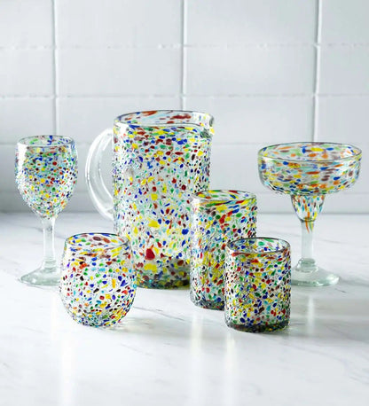 VivaTerra Confetti Recycled Glassware Collection