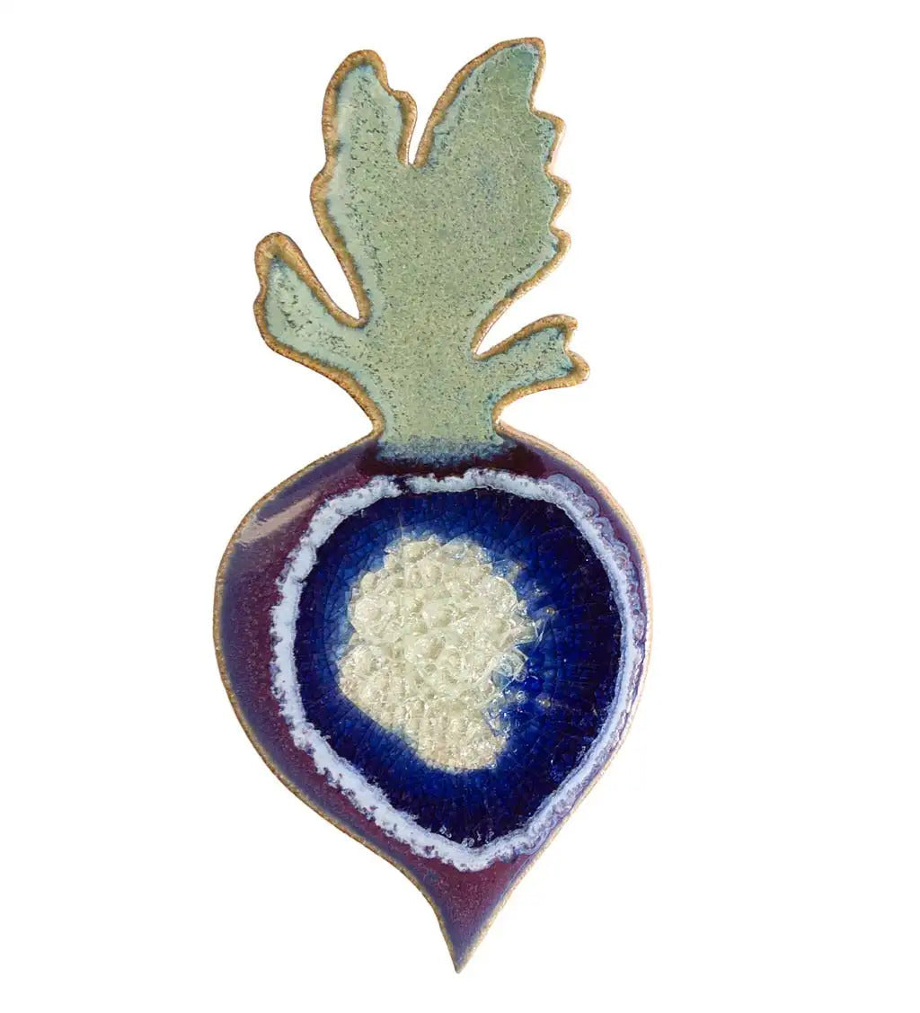 VivaTerra Ceramic Fruit and Veggie Shaped Coasters