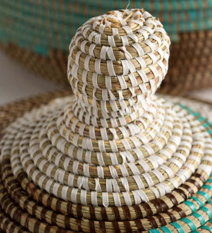 VivaTerra Handwoven Senegal Warming Basket