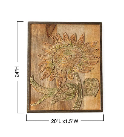 VivaTerra Sunflower Wall Art