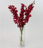 VivaTerra Fresh Cut Small Orchid Bunch in Glass Vase