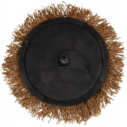 VivaTerra Burke Raffia Wall Clock