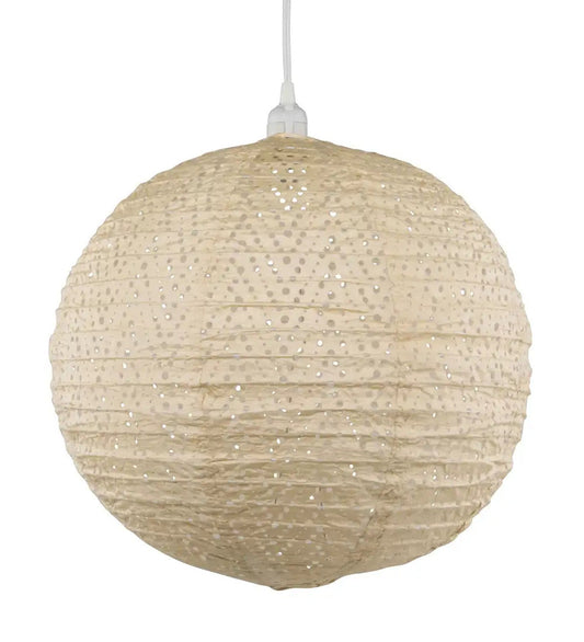 VivaTerra Soji Stella Nova Boho 18″ Indoor/Outdoor Tyvek Pendant Lamp