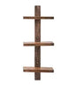 VivaTerra Teak Floating Vertical Wall Shelf Collection