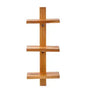 VivaTerra Teak Floating Vertical Wall Shelf Collection