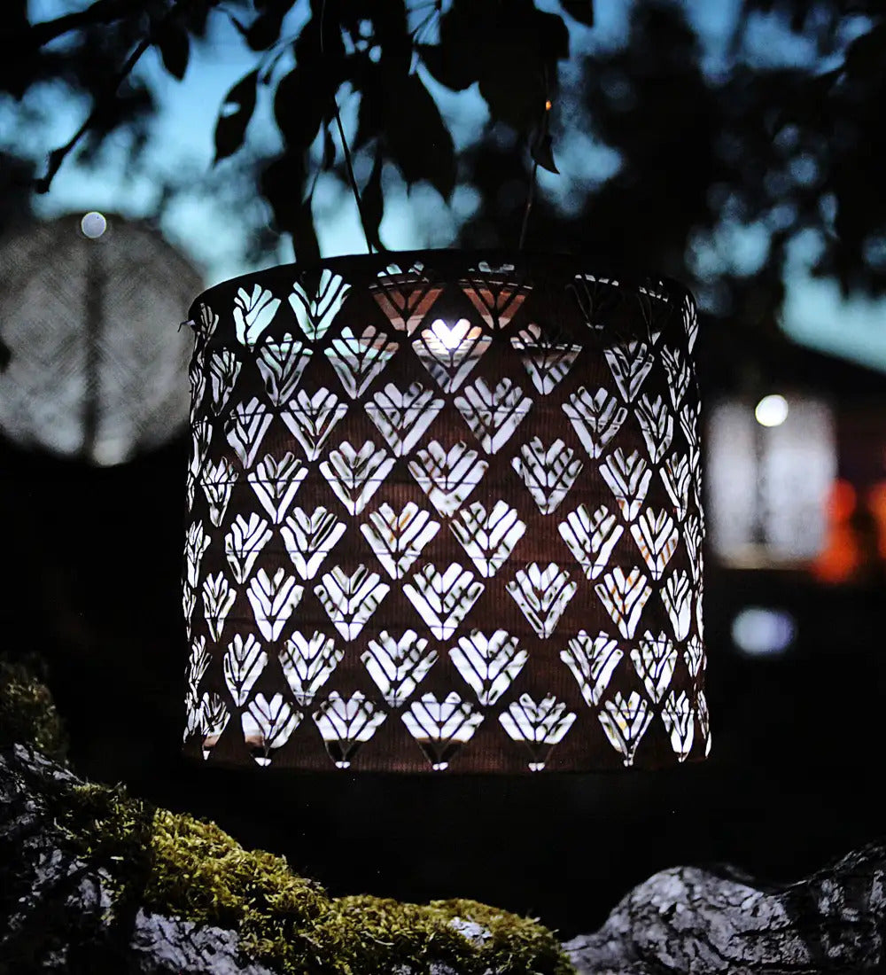 VivaTerra Soji Stella Tyvek Solar Drum Lantern