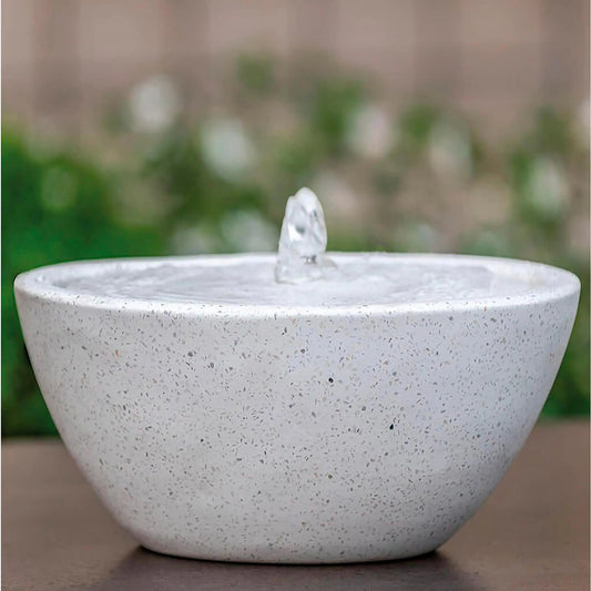 VivaTerra Geo Oval Terrazzo Tabletop Fountain