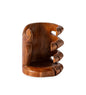 VivaTerra Artisan Carved Hand Wine Bottle Holder