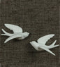 VivaTerra Ceramic Wall Sparrows, Set of 2