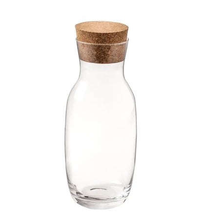 VivaTerra Glass Carafe with Cork Stopper