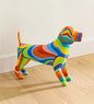 VivaTerra Rainbow Paper Mache Beagle Dog