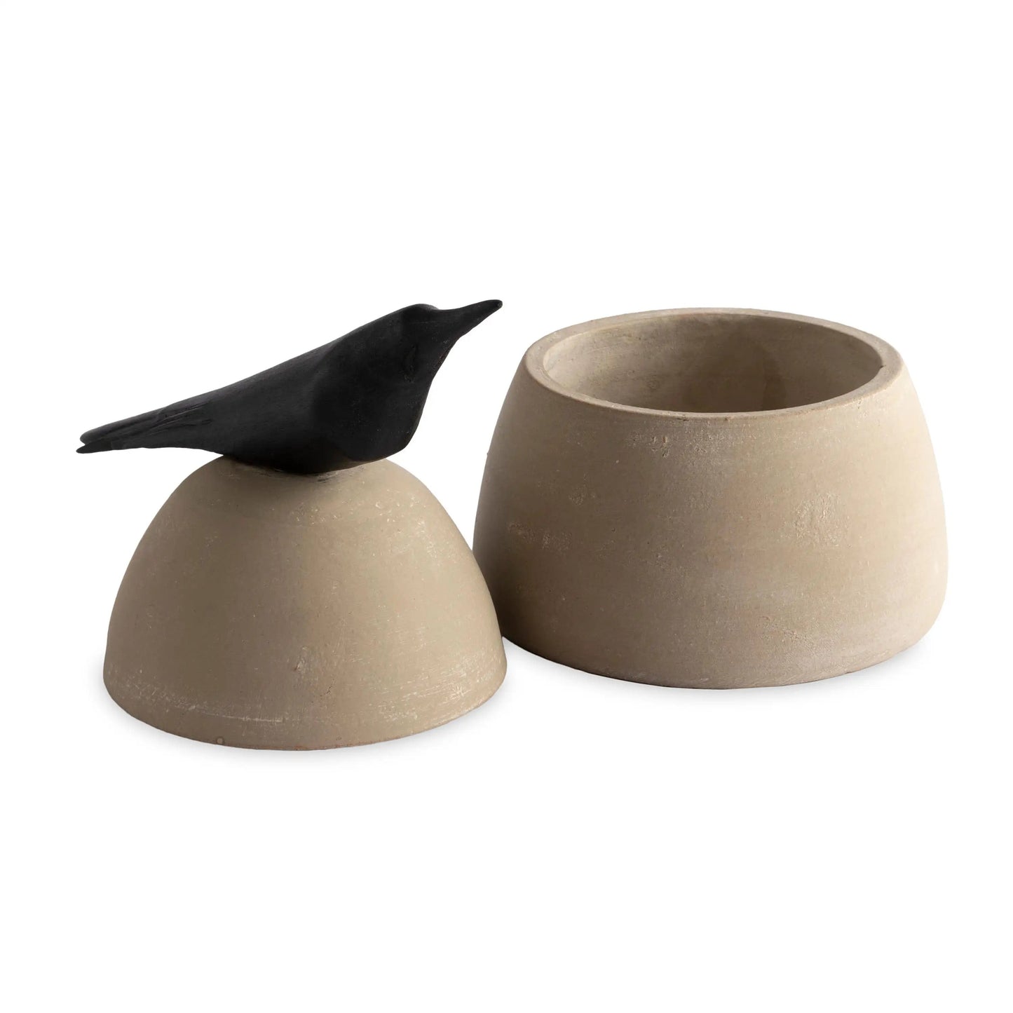 VivaTerra Raven Lidded Containers, Set of 2