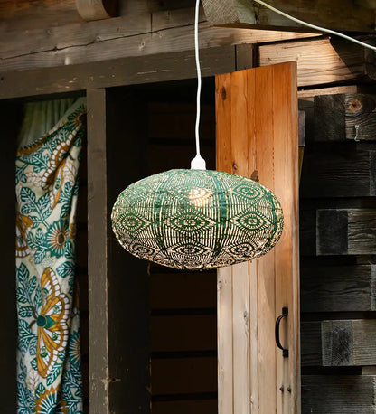 VivaTerra Stella Starbeam Indoor/Outdoor Pendant Light - Green