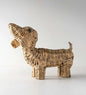 VivaTerra Woven Water Hyacinth Dog Sculpture