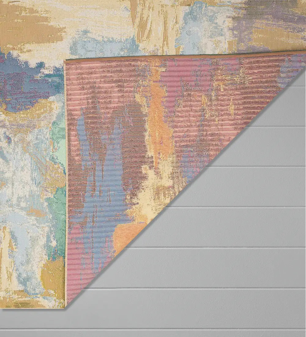 VivaTerra  Indoor/ Outdoor Watercolor Rug