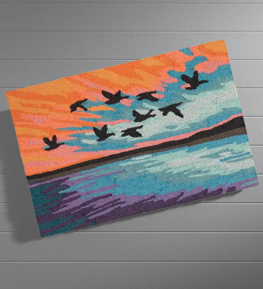 VivaTerra Flock Sky Hooked Doormat