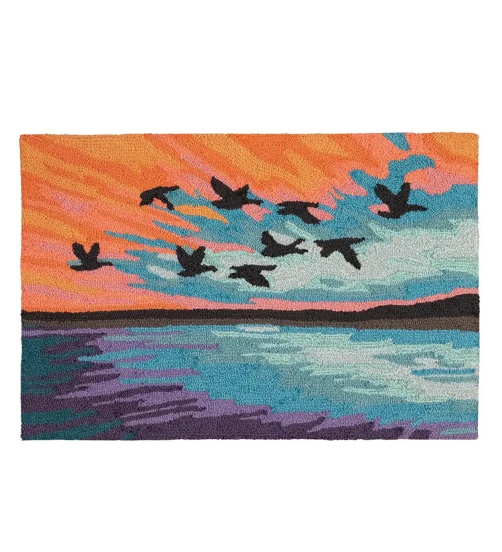 VivaTerra Flock Sky Hooked Doormat