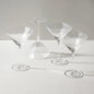 VivaTerra Serapha Triangle Martini Glasses, Set of 4