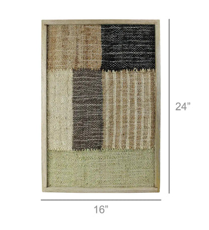 VivaTerra Mana Woven Wall Art, Color Blocks