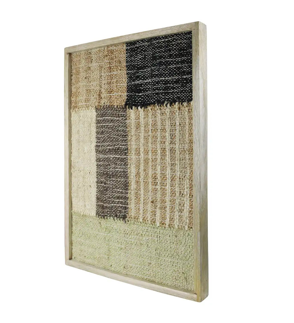 VivaTerra Mana Woven Wall Art, Color Blocks