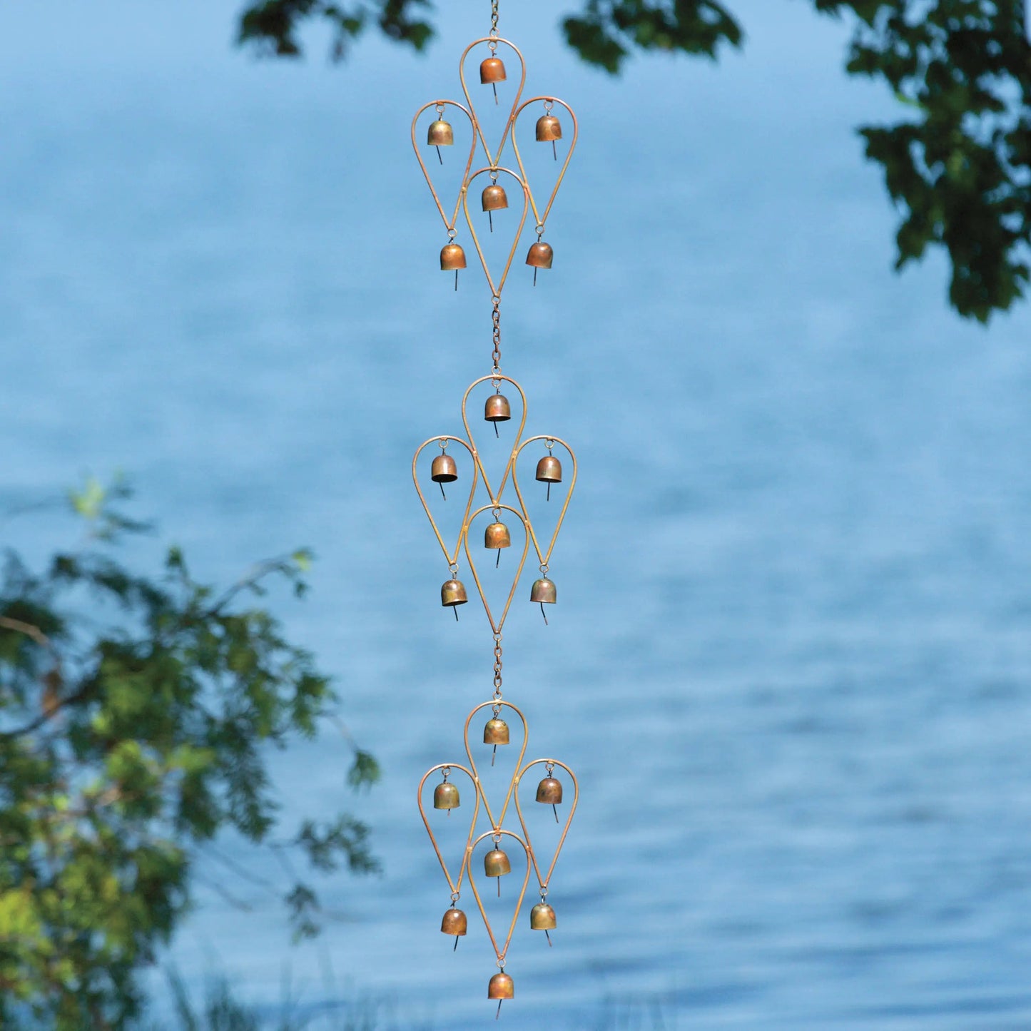 VivaTerra Handcrafted Triple Bell Wind Chime