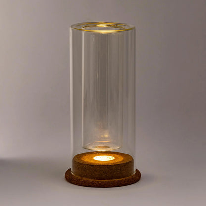 VivaTerra LED-Illuminated Glass Vase