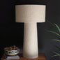 VivaTerra Bouclé Fabric Table Lamp