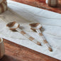 VivaTerra Botera Striped Ceramic Spoons, Set of 2