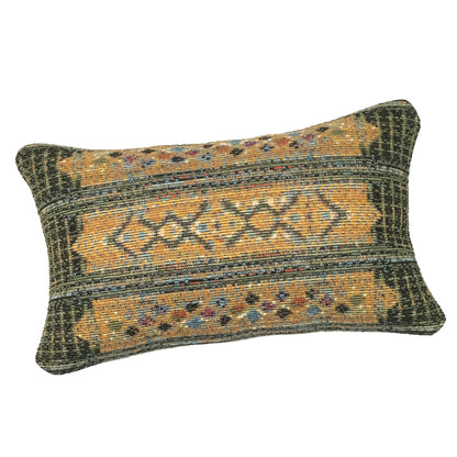 VivaTerra Indoor/ Outdoor Marina Tribal Stripe Pillow, 12" x 18"