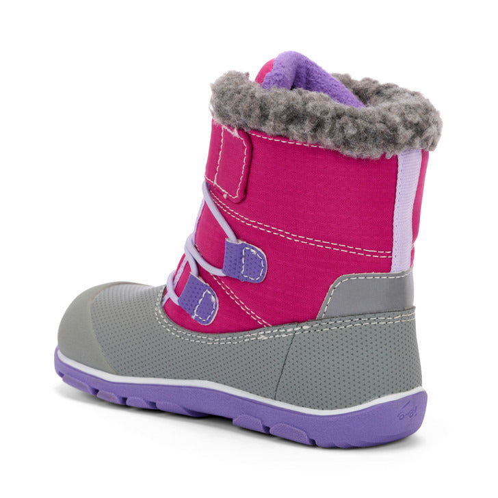 See Kai Run Girl's Gilman Waterproof/Insulated Berry Purple