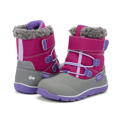 See Kai Run Girl's Gilman Waterproof/Insulated Berry Purple