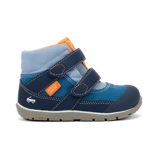 See Kai Run Boy's Atlas Waterproof/Insulated Blue/Orange