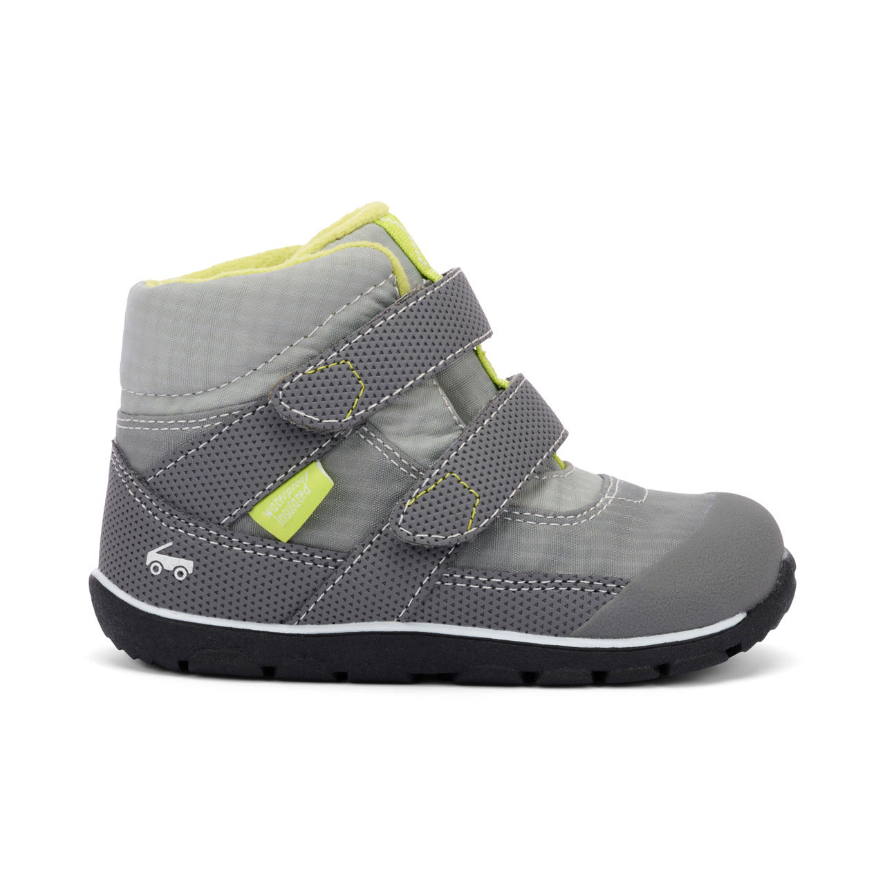 See Kai Run Boy's Atlas Waterproof/Insulated Gray/Lime