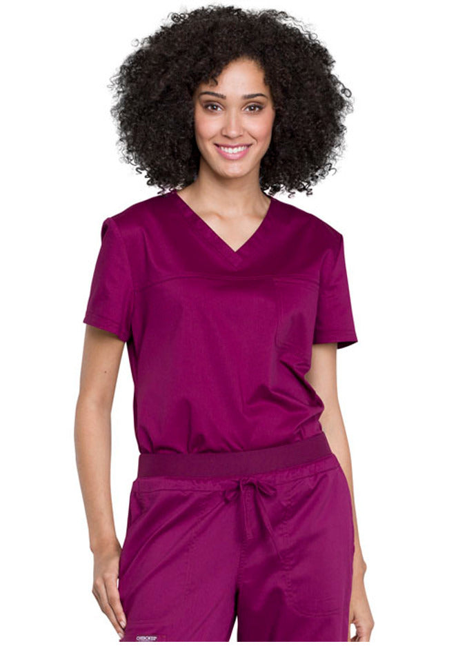 Cherokee Workwear Revolution Women's V-Neck O.R. Top 1