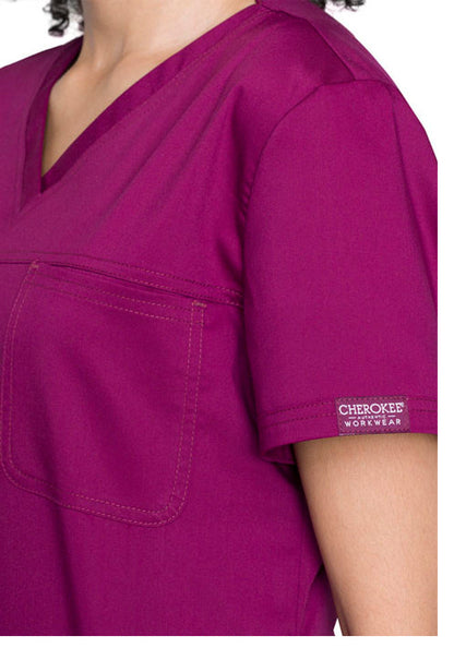 Cherokee Workwear Revolution Women's V-Neck O.R. Top 1