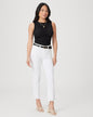 Paige Women's Cindy Crop - Crisp White