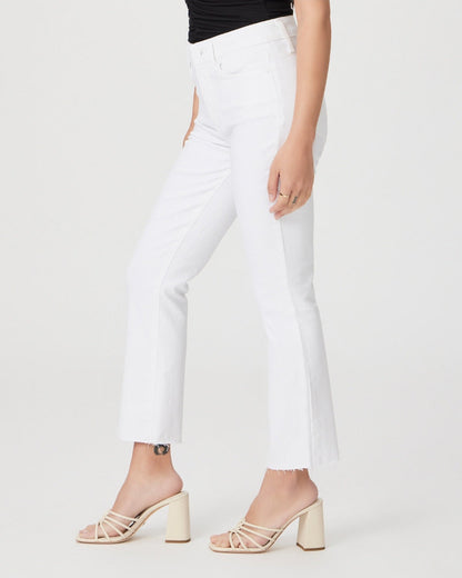 Paige Women's Cindy Crop - Crisp White