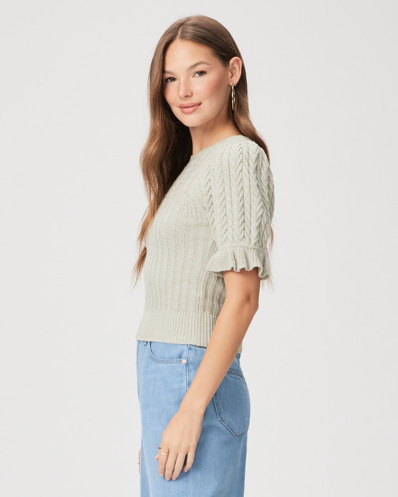 Paige Women's Ansa Top - Pale Sage