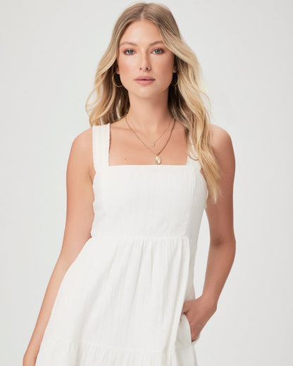 Paige Women's Ginseng Dress - White